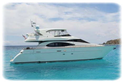 Yacht charter in Caribbeans Azimut 70 GOOD TIMES