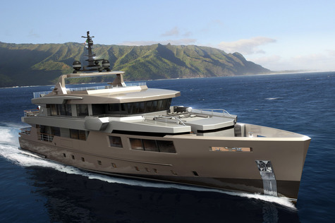 Aluminium yacht for sale ADMIRAL IMPERO 40 Meters Tri-deck “Alloy”