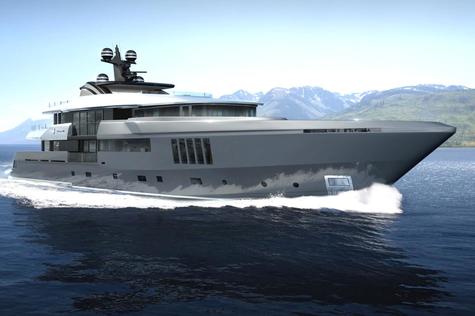 Motor yachts from 50 meters ADMIRAL C-FORCE 50 Meters Tri-deck “Steel” 