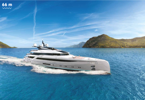 Aluminium yacht for sale Turquoise 66m Custom Yacht 