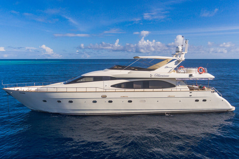 Charter yachts in Maldives Azimut NAWAIMAA