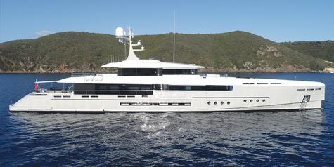 Aluminium yacht for sale Rossinavi 49m