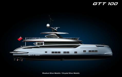 Aluminium yacht for sale Dynamiq GTT 100