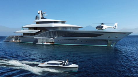 Motor yachts from 50 meters Turquoise 77m