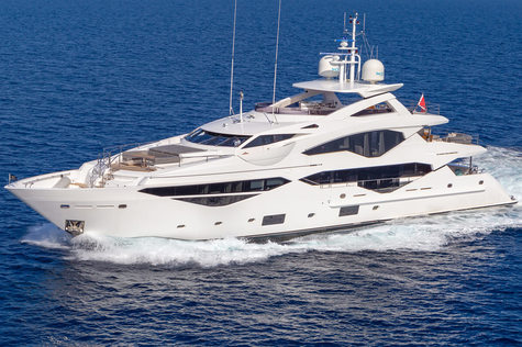 Super and mega yacht charter Sunseeker AQUA LIBRA 131