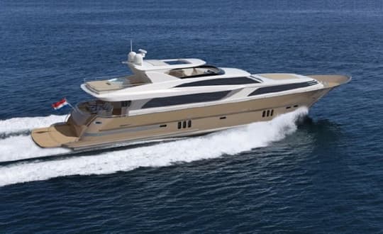 112FT VAN DER VALK RAISED PILOTHOUSE 35M MOTORYACHT