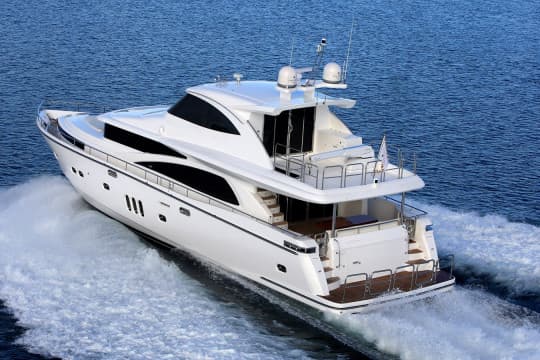 JOHNSON 80' SKYLOUNGE W/HYDRAULIC PLATFORM