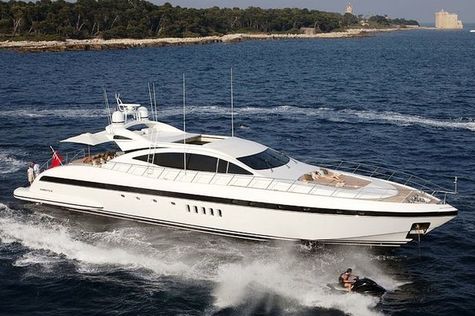 Yacht charter in Cannes Mangusta ENZO