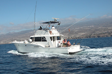 Yacht charter in Tenerife Sportfisherman 14m