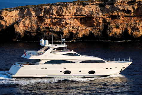 Yacht charter in Corsica Ferretti ETHNA
