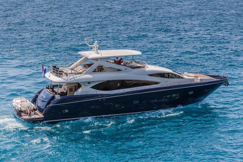 Yacht charter in the Cote d'Azur  Sunseeker THE BEST WAY