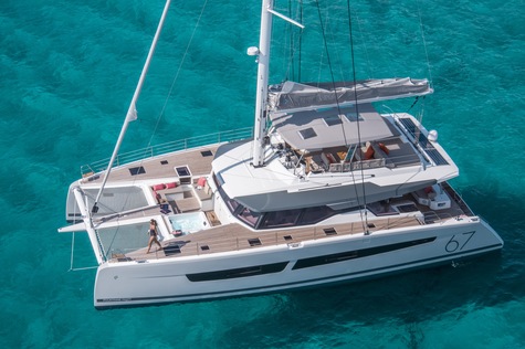 Yacht charter in the Cote d'Azur  Fountaine Pajot NUMBER ONE