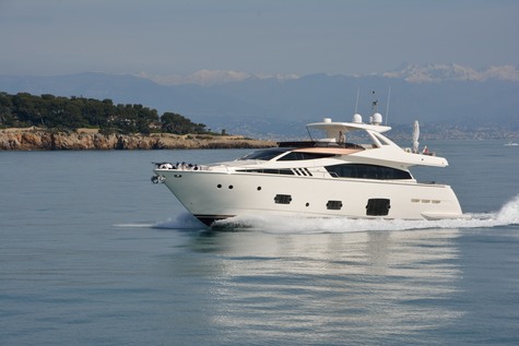 Yacht charter in the Cote d'Azur  Ferretti JPS