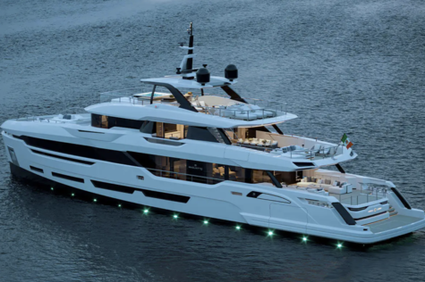 Aluminium yacht for sale Dom 133 Hybrid