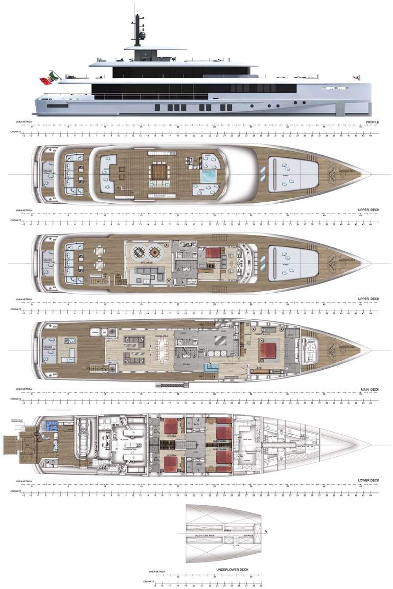Планы палуб. Яхты Admiral Momentum 47. Яхта Ace 85 m план палуб. Admiral Momentum 85. Мегаяхта план палуб.